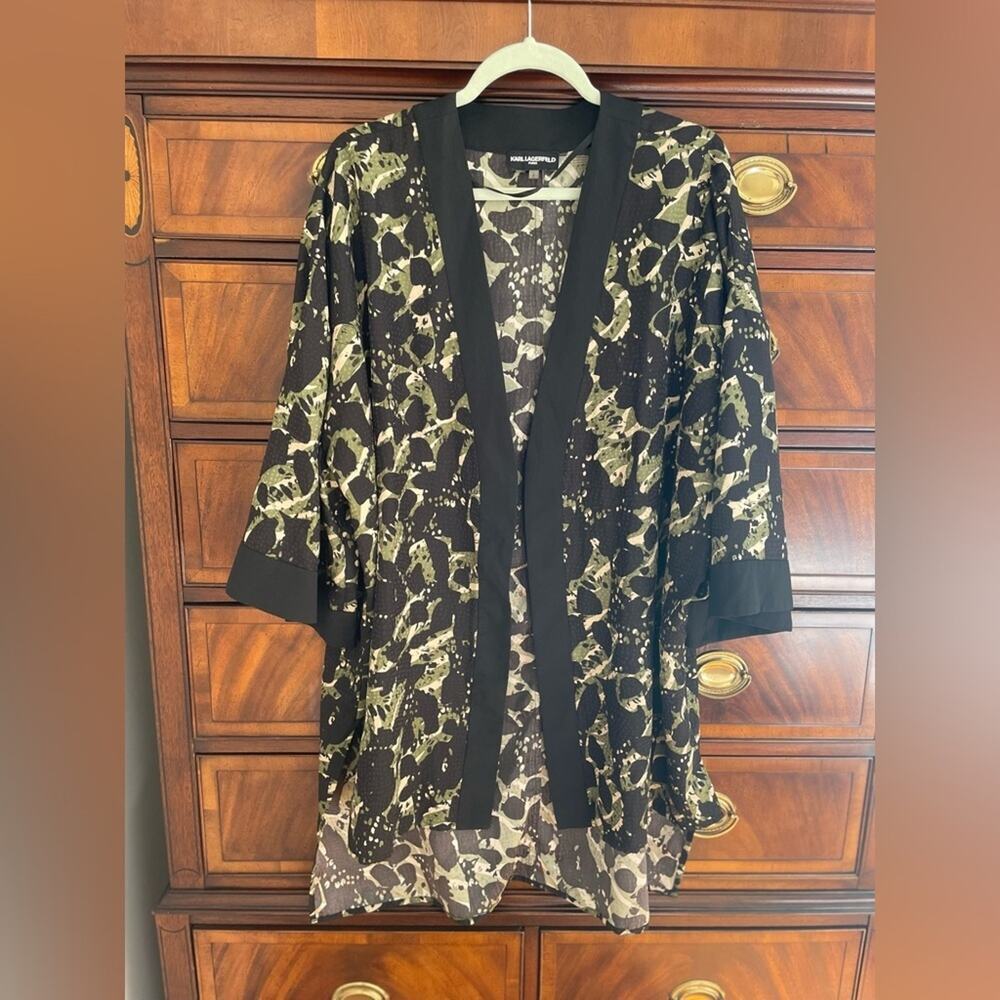 ✨KARL LAGERFELD PARIS✨ High Low Kimono - Picture 4 of 9